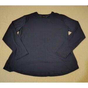 Cuts Pyca Pro Long Sleeve Curve-Hem Shirt Mens XL Navy Blue Premium Tee 17